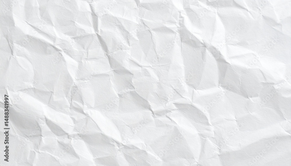 Obraz premium wrinkled white paper texture