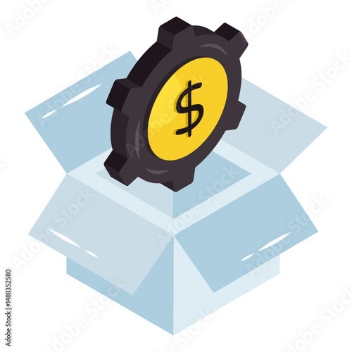 Trendy vector design of money management