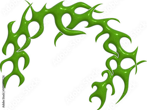 Tribal y2k shape