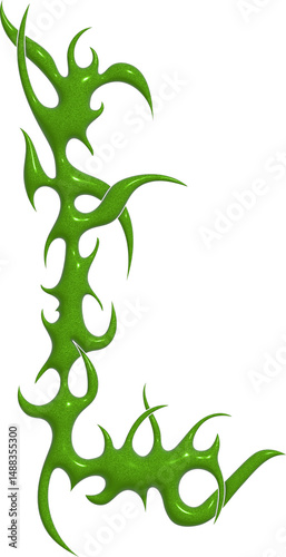 Tribal y2k shape