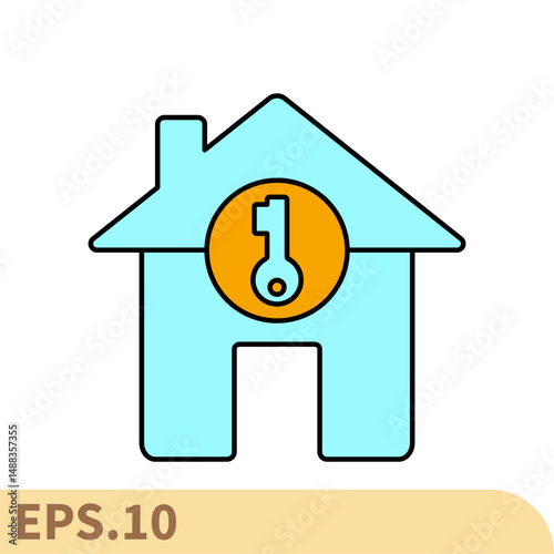 key home icons  symbol vector elements for infographic web