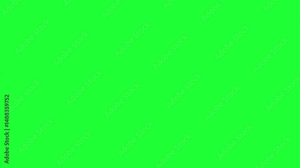 Red limited edition stamp design on bright green background showing label for exclusive product mark	
