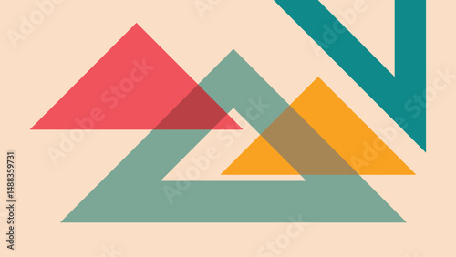 Modern Overlapping Triangles in Colorful 