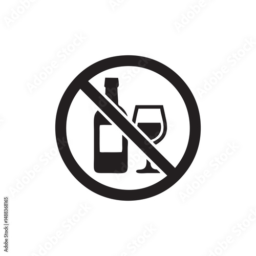 no alcohol icon