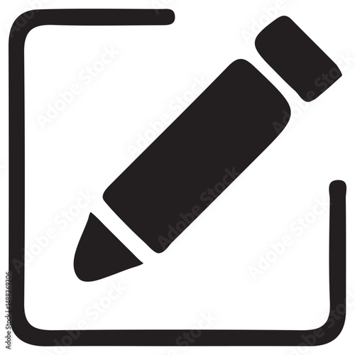 Edit icon vector. edit document sign and symbol. vector illustration eps 10