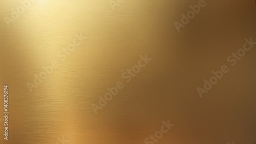 Brushed gold metal texture backdrop