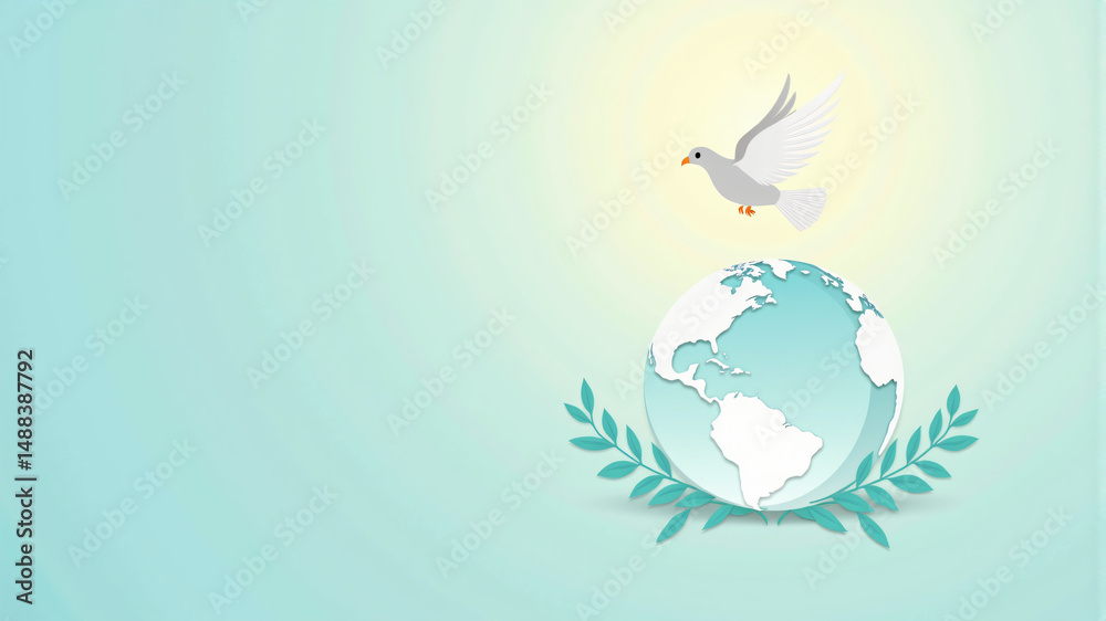 Naklejka premium Global Environmental Conservation and Sustainability