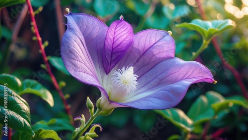 Centro or butterfly pea Purple Bean Flower, Gorgeous Flowering Vines