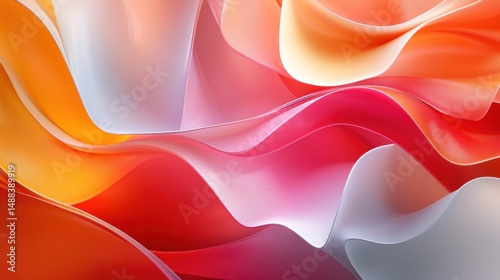 Wallpaper Mural Abstract flowing shapes Torontodigital.ca