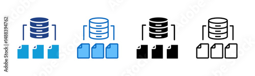 Data Integration Multi Style - Database with Files Data Storage and Management