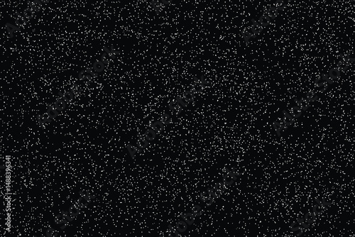 Ink spray. White spots on black background, grunge texture