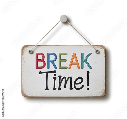 Break Time Sign