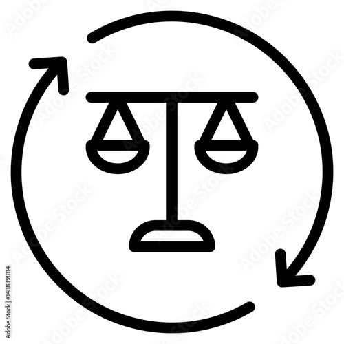 Process icon in vector illustration
