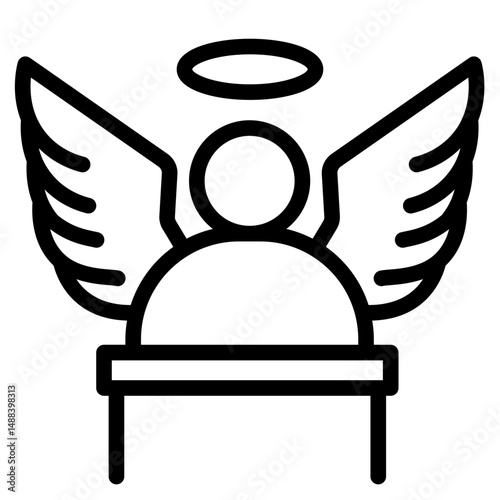 Innocence icon in vector illustration