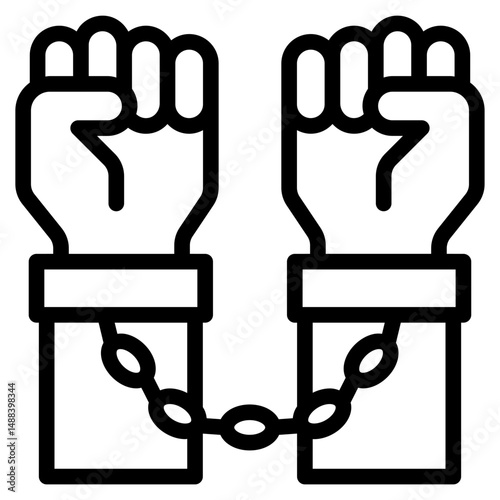 Criminal icon in vector illustration
