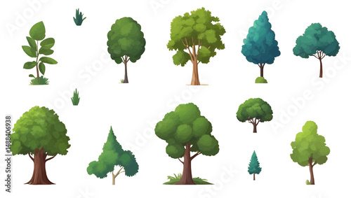 collection of trees