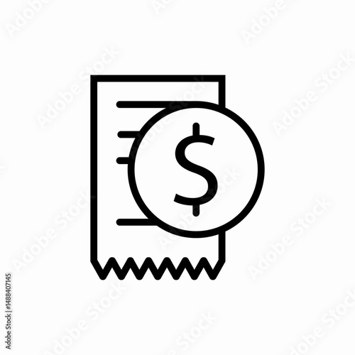 Dollar money finance tag icon vector sign