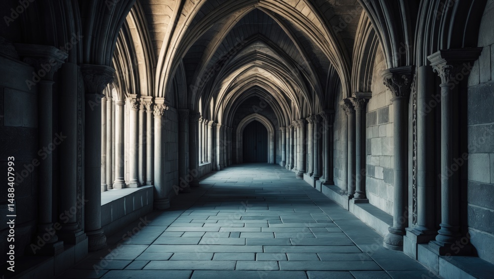 Corridor Featuring Vaulting Corridor Featuring Vaulting