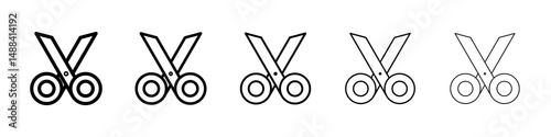 Scissors icon concept. graphic design, logo, Web, UI.