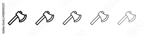 Axe icon concept. graphic design, logo, Web, UI.