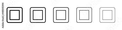 Window Maximize icon concept. graphic design, logo, Web, UI.