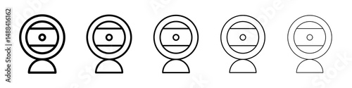 Webcam icon concept. graphic design, logo, Web, UI.