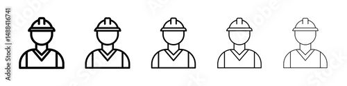 User helmet safety icon concept. graphic design, logo, Web, UI.