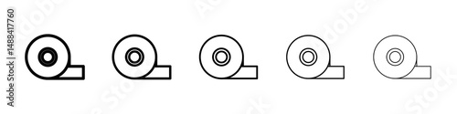 Tape icon concept. graphic design, logo, Web, UI.