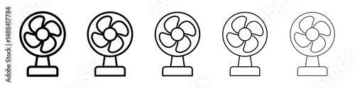 Table Fan icon concept. graphic design, logo, Web, UI.