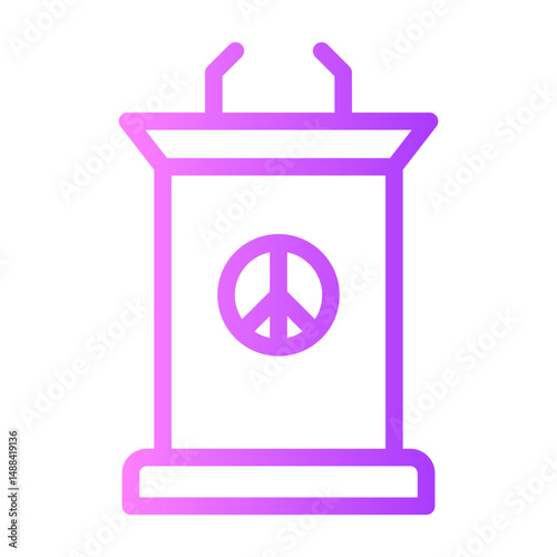 lectern gradient icon