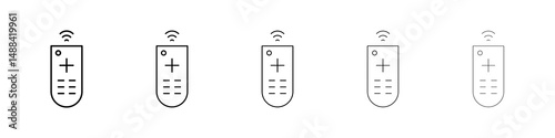 Remote control icon concept. graphic design, logo, Web, UI.