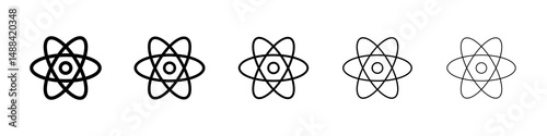 React icon concept. graphic design, logo, Web, UI.