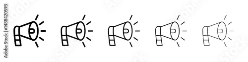 Promotion icon concept. graphic design, logo, Web, UI.