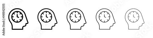 Patience icon concept. graphic design, logo, Web, UI.