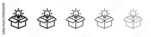 New product icon concept. graphic design, logo, Web, UI.
