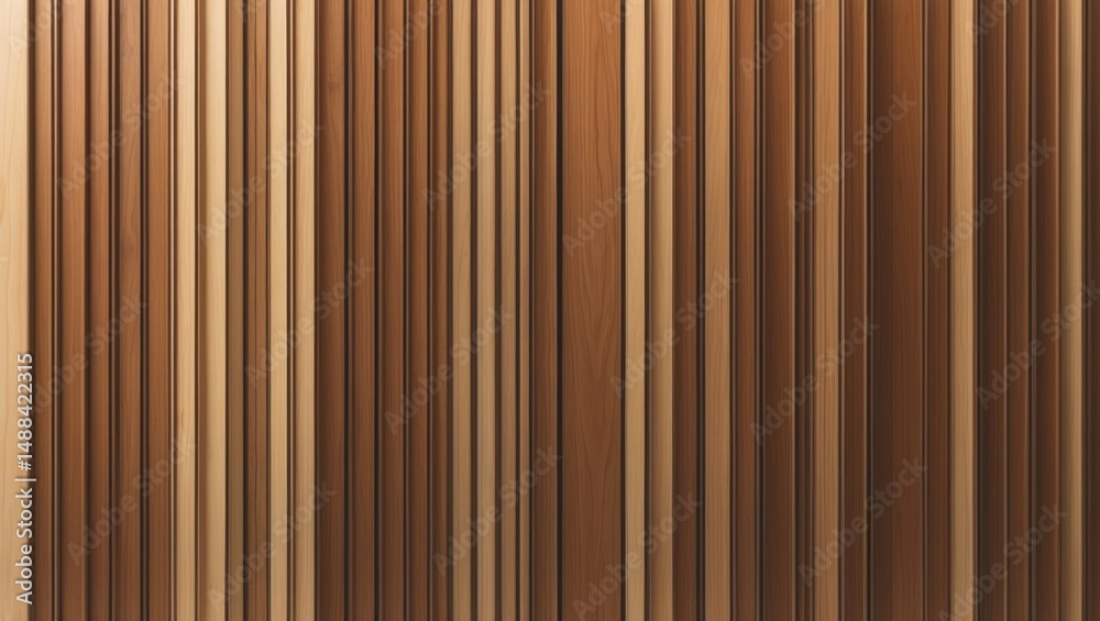 Fototapeta premium Wooden slats background, texture of wood strips