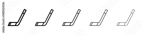 Hockey sticks icon concept. graphic design, logo, Web, UI.
