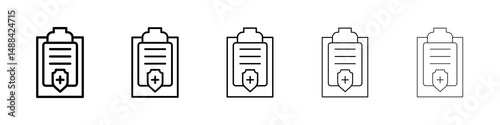 Health insurance icon concept. graphic design, logo, Web, UI.