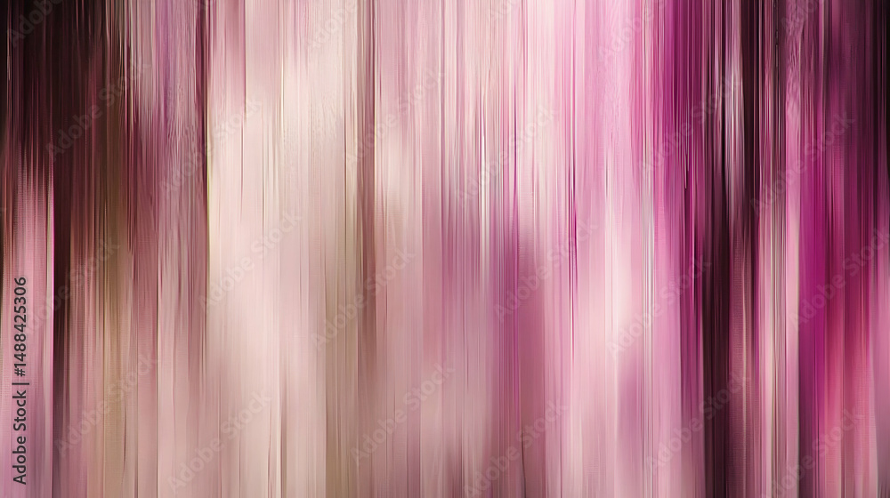 Obraz premium Abstract pink and beige vertical motion blur forest background for website design