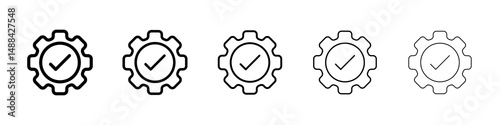 Execution icon concept. graphic design, logo, Web, UI.