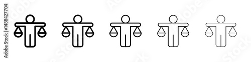 Ethics icon concept. graphic design, logo, Web, UI.