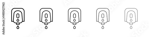 Electrical soap box icon concept. graphic design, logo, Web, UI.
