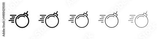 Demolition ball icon concept. graphic design, logo, Web, UI.