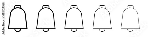 Cowbell icon concept. graphic design, logo, Web, UI.