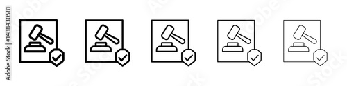 Code of conduct icon concept. graphic design, logo, Web, UI.