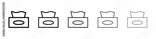 Box tissue icon concept. graphic design, logo, Web, UI.