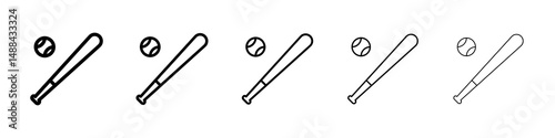 Baseball icon concept. graphic design, logo, Web, UI.