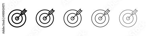 Aim icon concept. graphic design, logo, Web, UI.