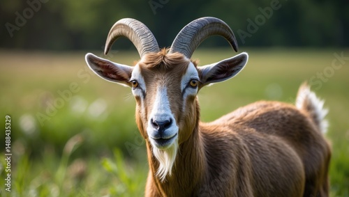 Goat in Wildpark photo