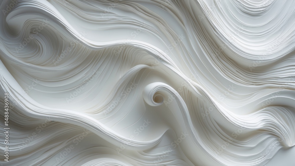 Buffalo Skin Background in White Buffalo Skin Background in White